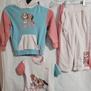 Puma Kids' Paw Patrol Hoodie and Pants Set